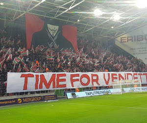 Heerlijke tifo's en spandoeken in Zulte Waregem - Kortrijk: "Breng ons naar de 7e hemel" en hét ludieke antwoord van Essevee