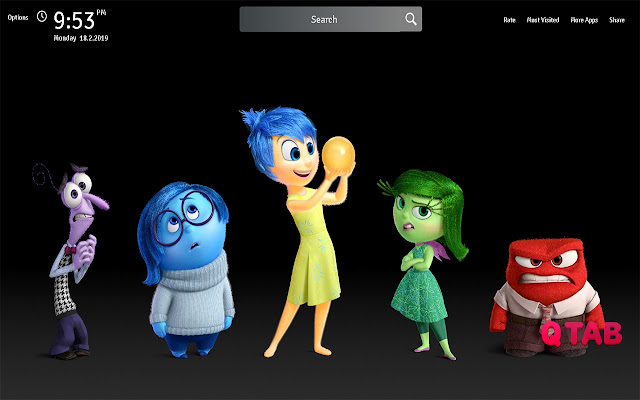 Inside Out Wallpapers Theme Anime New Tab