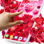 Cover Image of Download Red rose live wallpaper 7.7 APK