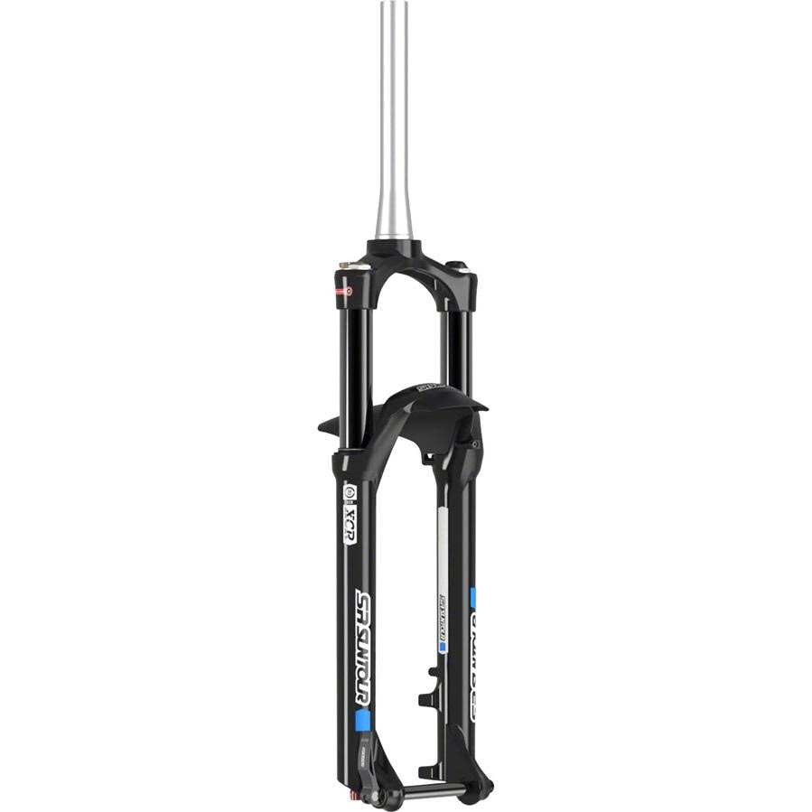 SR Suntour XCR 34 Coil Suspension Fork - 27.5&#34; - 130mm - Tapered - x 110mm - Disc Black | Tree Fort Bikes