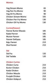 Satyam Kitchen menu 2