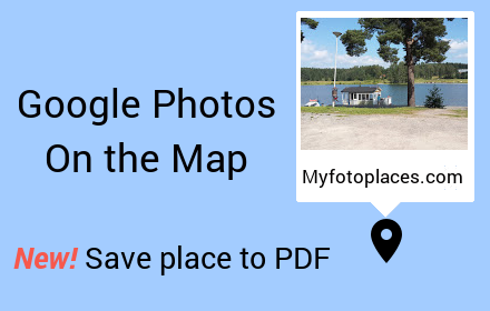 Google Photos on map: browse, pin, PDF small promo image