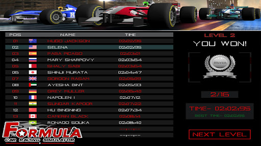 Code Triche Formula Car Racing Simulator mobile No 1 Race game APK MOD 4