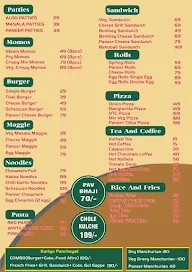 Panchayat Cafe menu 2