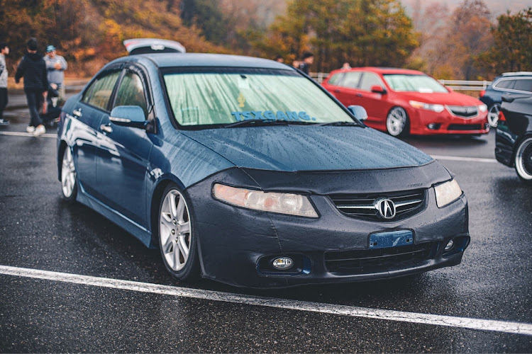 US アコード CL7 ACURA TSX サンバイザー ベージュ色