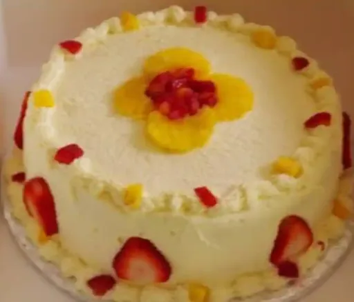 Pineapple Strawberry Cake