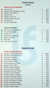 Blue Fox Restaurant menu 2