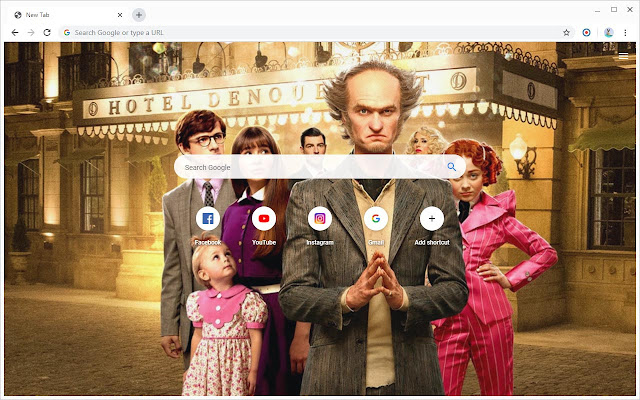 Lemony Snicket`s Wallpapers New Tab