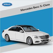 Mô Hình Xe Mercedes - Benz S - Class 1:24 - 24051 - White