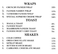 The Tandoori Wrap menu 2