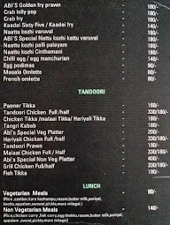 Abi's menu 3