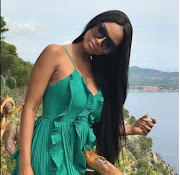 Ayanda Thabethe serves goals in Ibiza. 