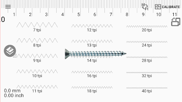 Thread pitch gauge Screenshot