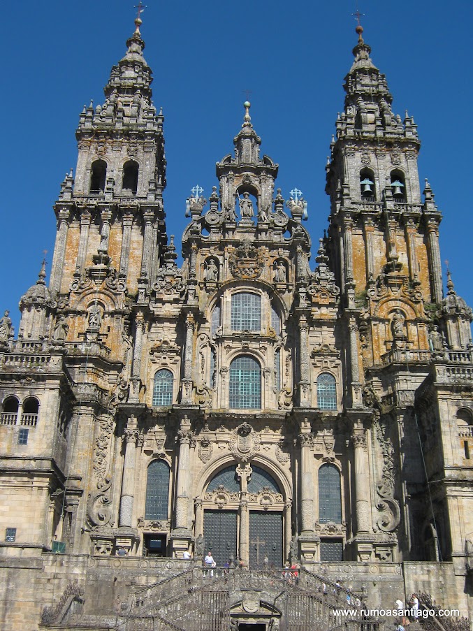 Catedral de Santiago de Compostela em Agosto de 2010