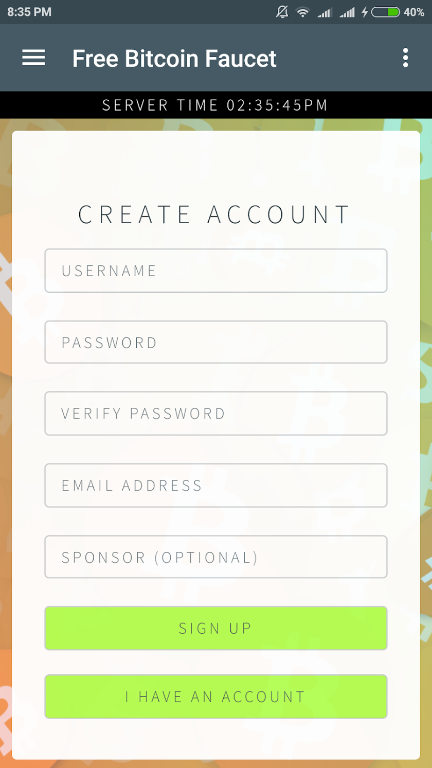 Free Bitcoin Faucet Screen 3