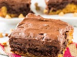 Peanut Butter Cookie Brownies was pinched from <a href="http://deliciouslysprinkled.com/peanut-butter-cookie-brownies/" target="_blank">deliciouslysprinkled.com.</a>