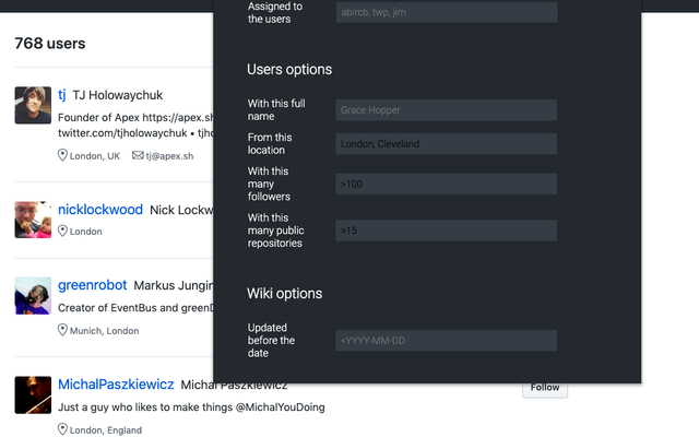 Search GitHub Preview image 3