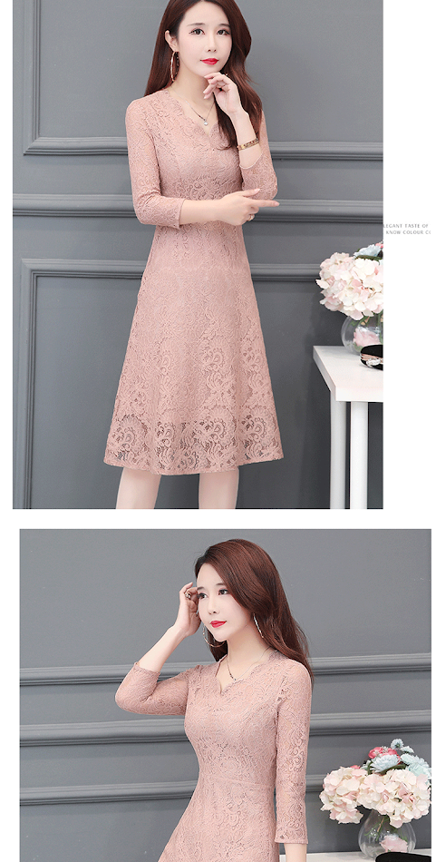 Robe d'automne féminine à manches longues style western Élégance et confort pour la saison. Idéale pour un look tendance et sophistiqué. Parfaite pour vous.