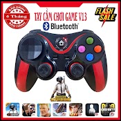 [Mã Elms10 Giảm 6% Đơn 50K] Tay Cầm Chơi Game Ko Dây V13 Bluetooth Wireless Gaming Dành Cho Pc/Android/Smart Tv/Ip/Ios