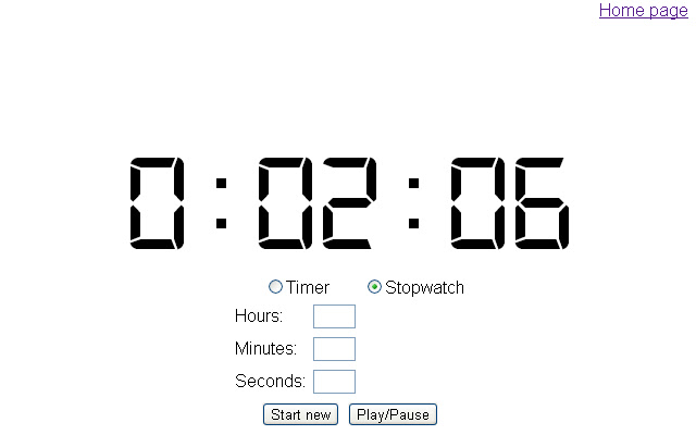 Timer CE-7 chrome extension