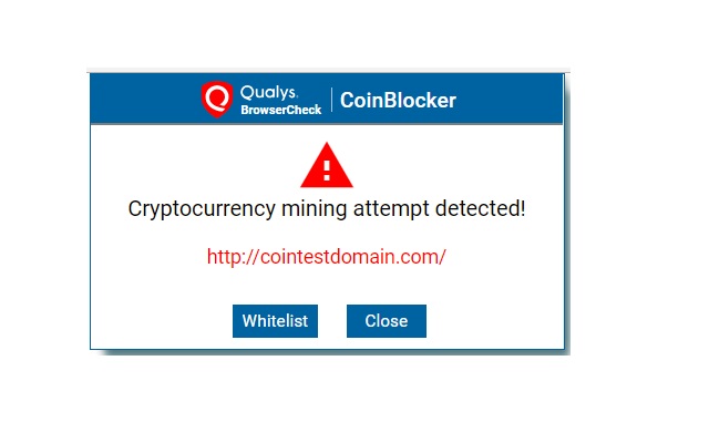 Qualys BrowserCheck CoinBlocker Preview image 1