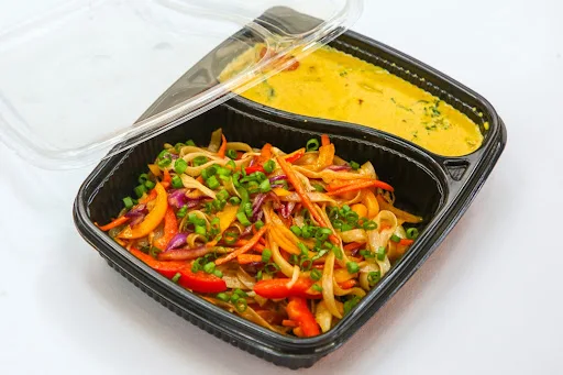 Veg Pad Thai Noodles + Veg Thai Curry