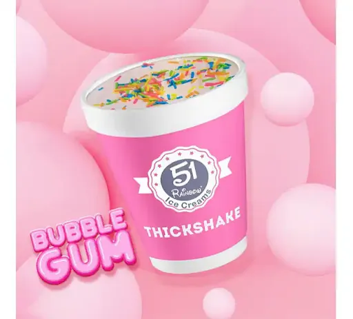 Bubble Gum Thick Shake [250 Ml]