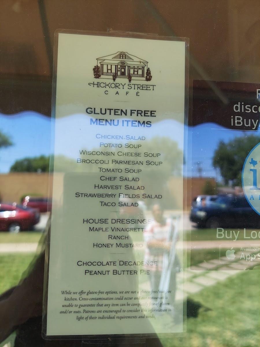 Gluten-Free at Hickory Street Cafe