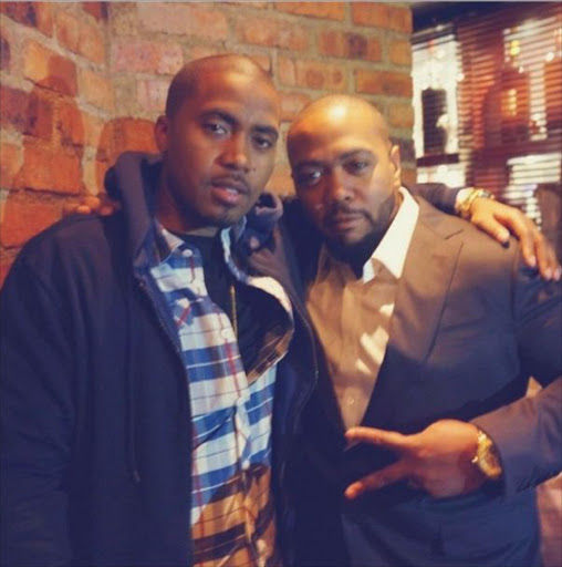 Nas and Timbaland in the Motherland... Picture: Instagram