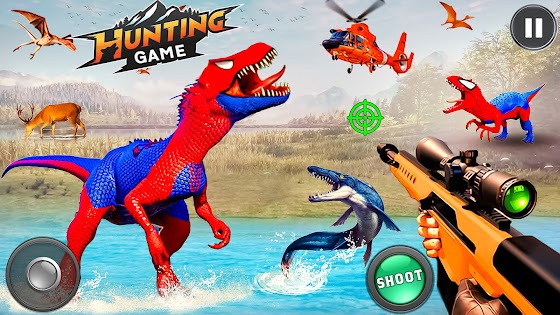 Wild Dino Hunting Game 3D