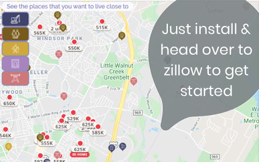 RealQuik Home Maps for Zillow