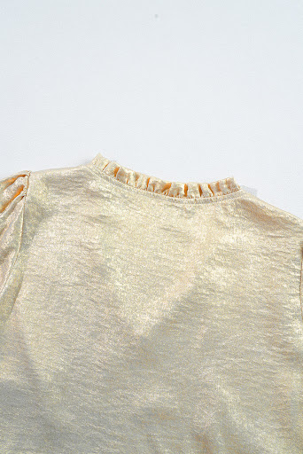 Title 8, European and American Temperament V-neck Puff S...