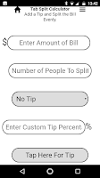 Fast and Easy Tip Calculator Screenshot