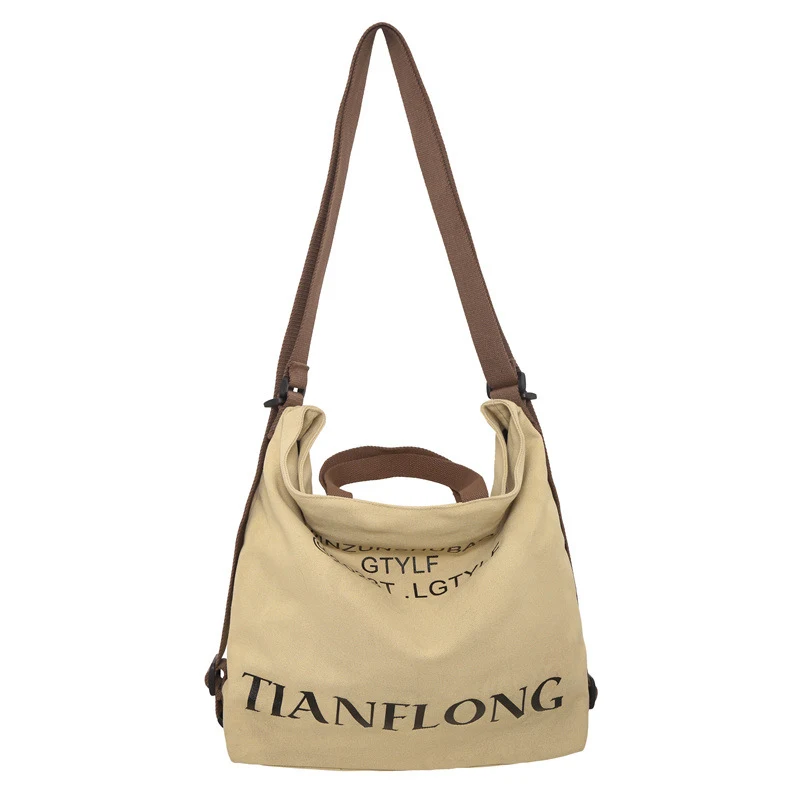 Dames Canvas Schoudertas Grote Capaciteit Crossbody Tas Ruim en Praktisch Ideaal voor Dagelijks Gebruik Winkelen Reizen Lichtgewicht