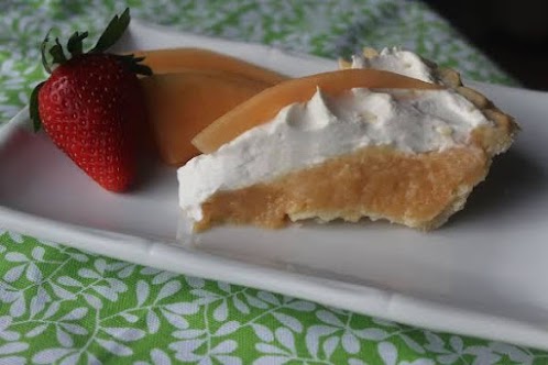 Creamy Cantaloupe Pie