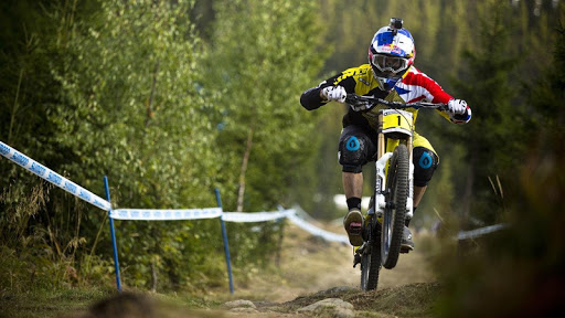 Downhill MTB Racing Wallpaper