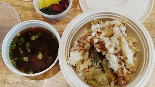 Tendon With Miso And Pickles