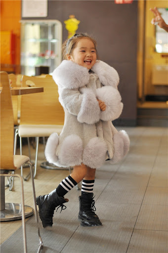 Title 4, Childrens Faux Fur Coat Parent Child Outfit So...