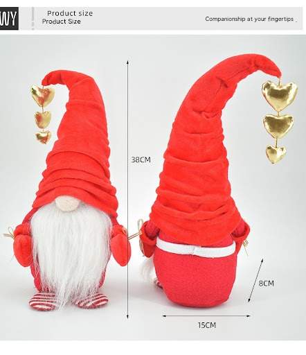 Title 2, Cross-border Christmas Ornament Gift Red Facele...