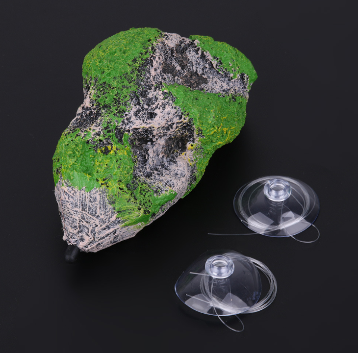 Simulation of floating stone aquarium landscaping decoration artificial pumice water grass landscaping stone suspended 