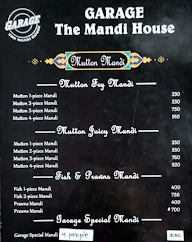 Garage The Mandi House menu 3
