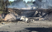 The aftermath of the Christmas Eve Boksburg tanker explosion. As the death toll continues to rise, victims have banded together to launch a civil action against those they believe to be responsible. File image