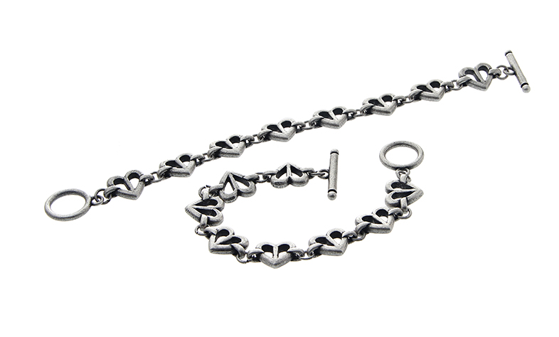 Title 6, Mode Armband Antiek Zilver Liefde Een stijlvoll...