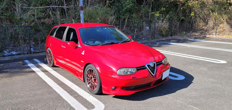 156スポーツワゴンのアルファロメオ・156GTA・車検・帰還・YOKOHAMA ADVAN NEOVA AD07に関するカスタム事例の投稿画像1枚目
