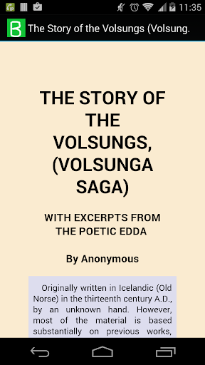 The Story of the Volsungs