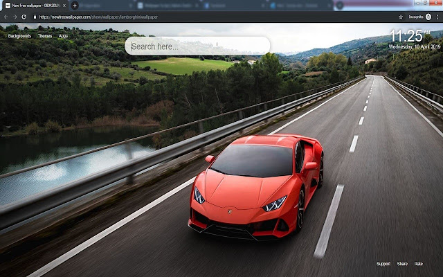 Sports Cars New Tab & Themes