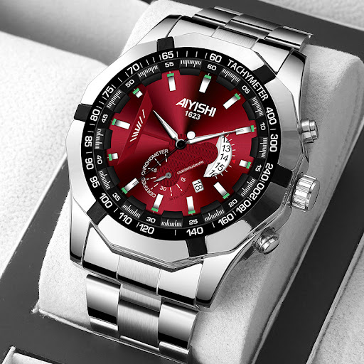 Title 4, Luminous Waterproof Automatic Calendar Skeleton...