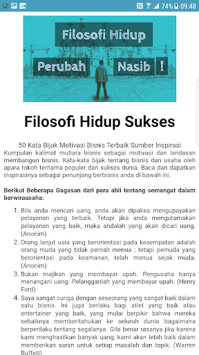 Filosofi Hidup Sukses Berkah