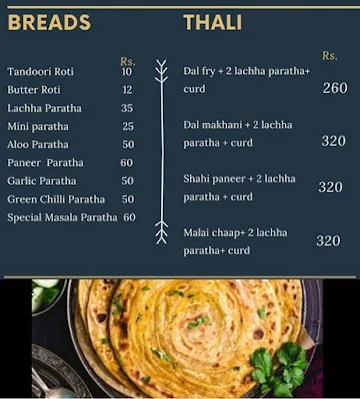 Sunder Dhaba menu 