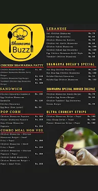 Shawarma Buzz menu 1